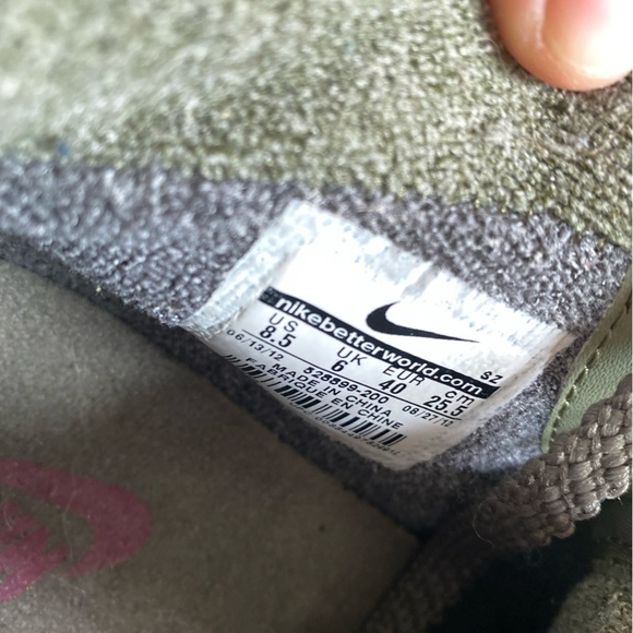 Nike Dunk Sky-Hi Wedges in Olive - Picture 4 of 5